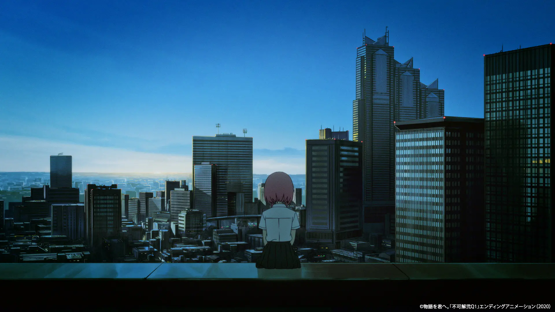 不可解弐Q1 エンディングアニメーション「物語を君へ。」: screenshot