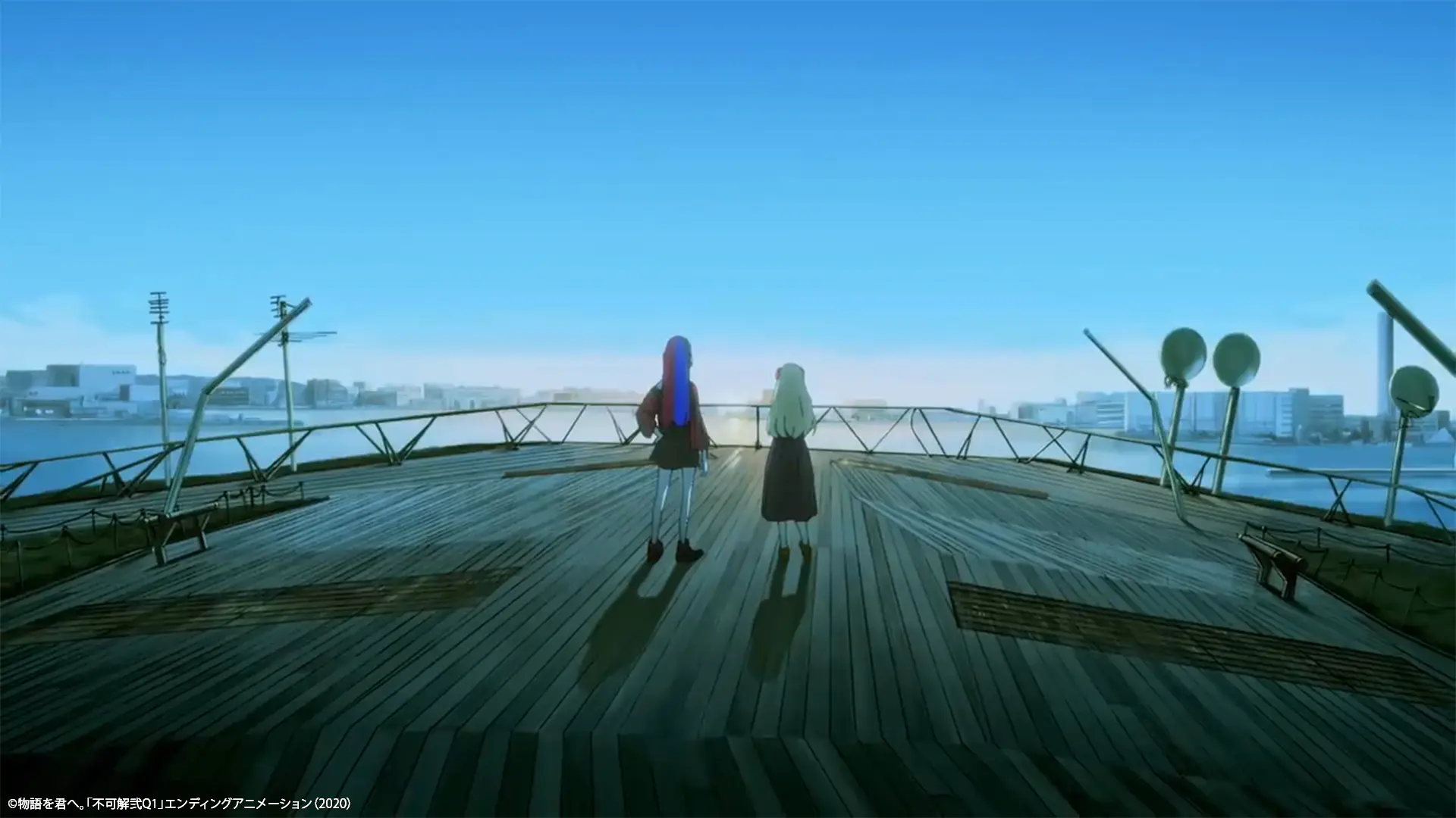 不可解弐Q1 エンディングアニメーション「物語を君へ。」: screenshot