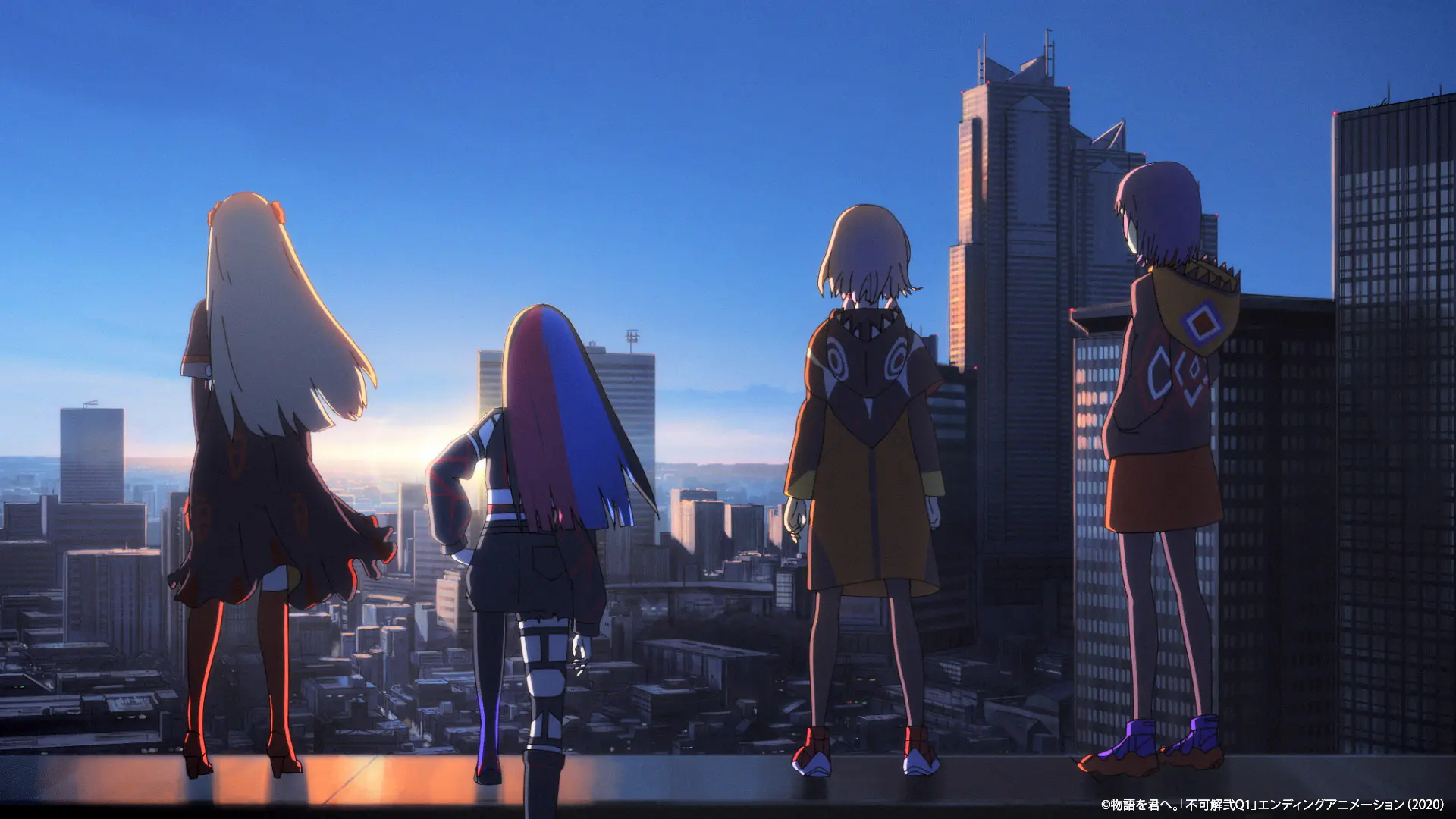 不可解弐Q1 エンディングアニメーション「物語を君へ。」: screenshot